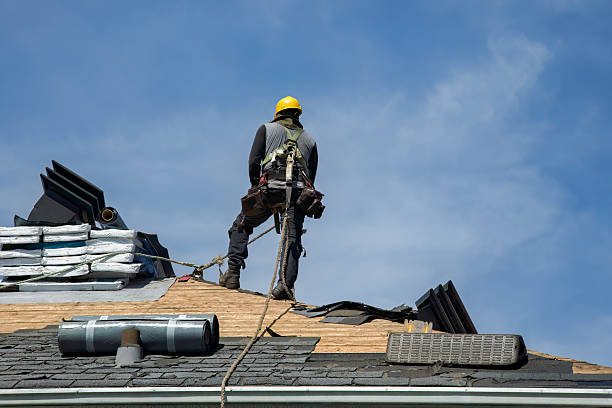 Professional Gutter Installation technician working in Glen Saint Mary, FL